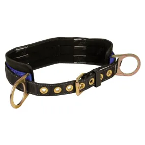 FALLTECH - Positioning Body Belt w/ 2 Side D-Rings - 4" Waist Pad - Removeable Belt
