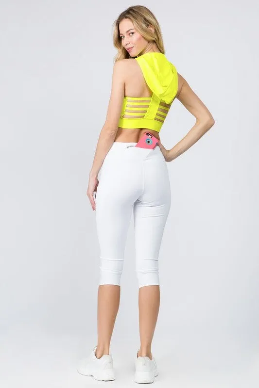 FAST & FREE pocket capri leggings