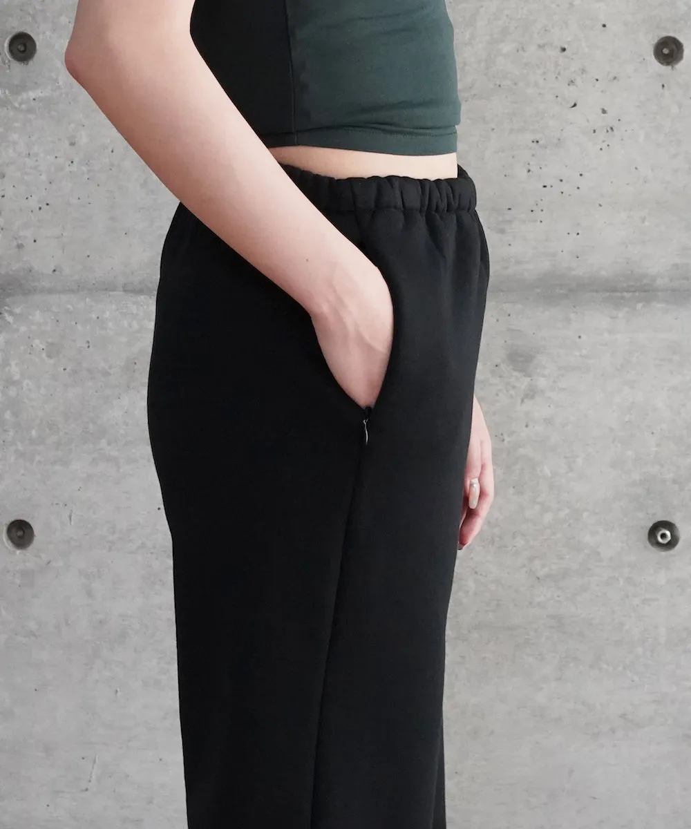 FAX COPY EXPRESS Fleece-lined Sweatpants "BLACK"