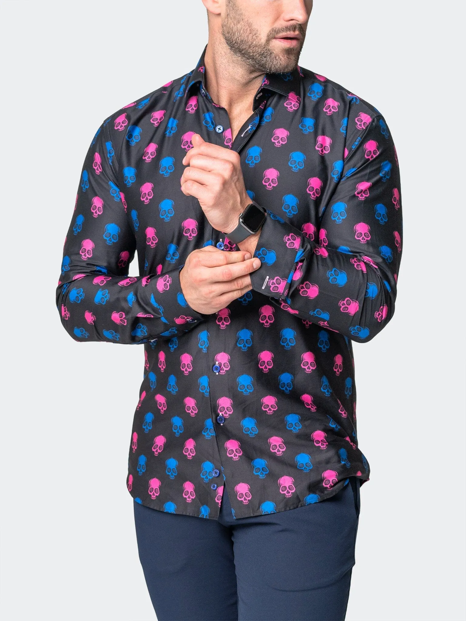 Fibonacci SkullPrinted Black