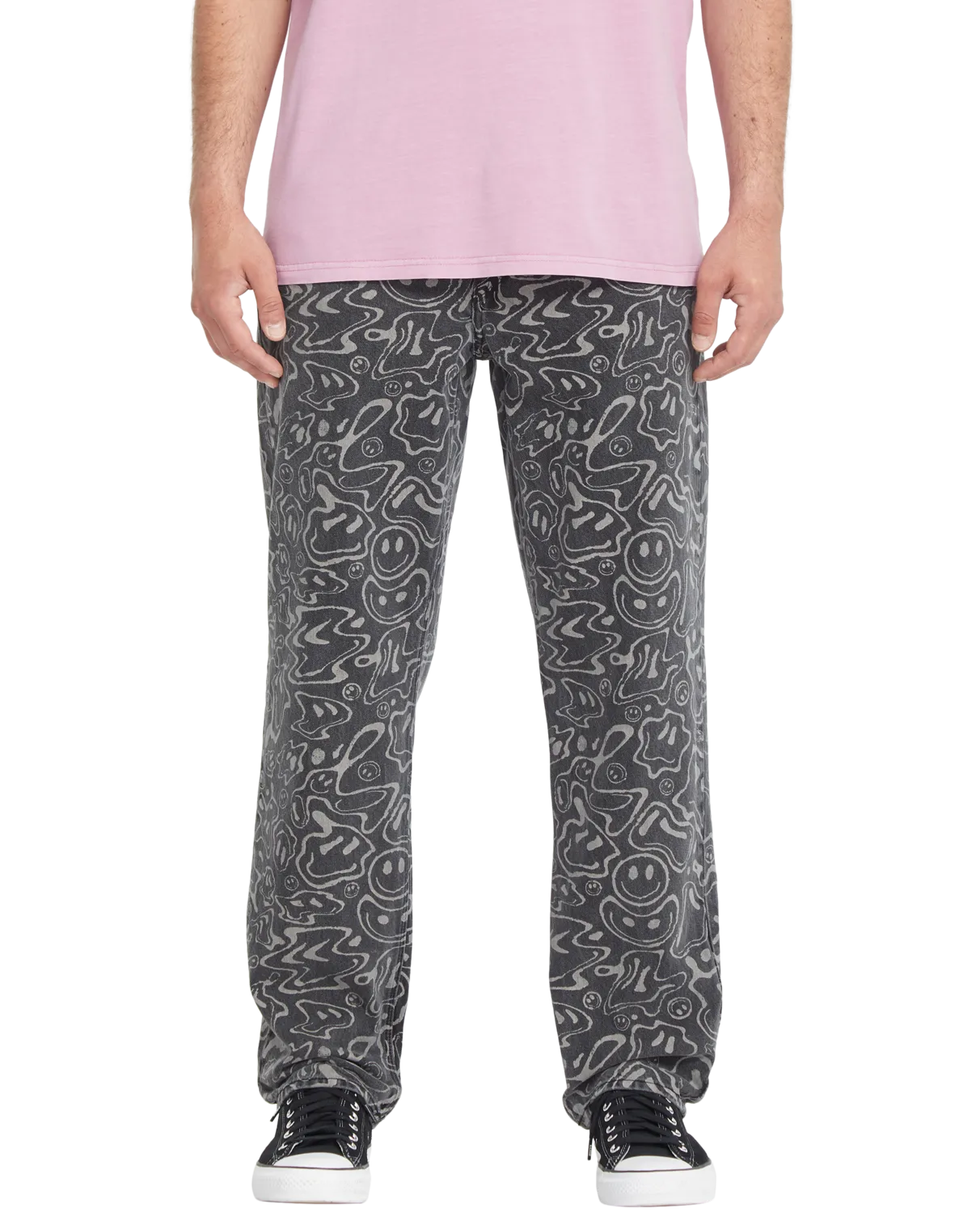 Filip Rygalski Denim Jeans in Black Print