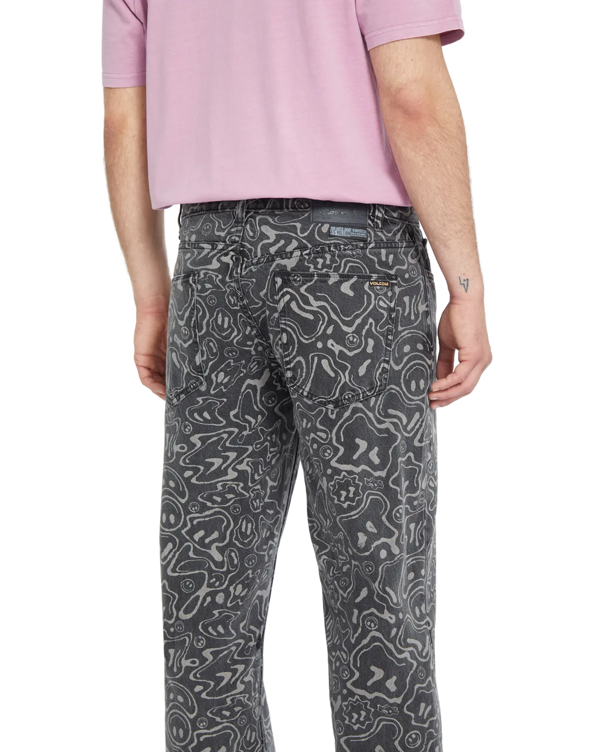 Filip Rygalski Denim Jeans in Black Print