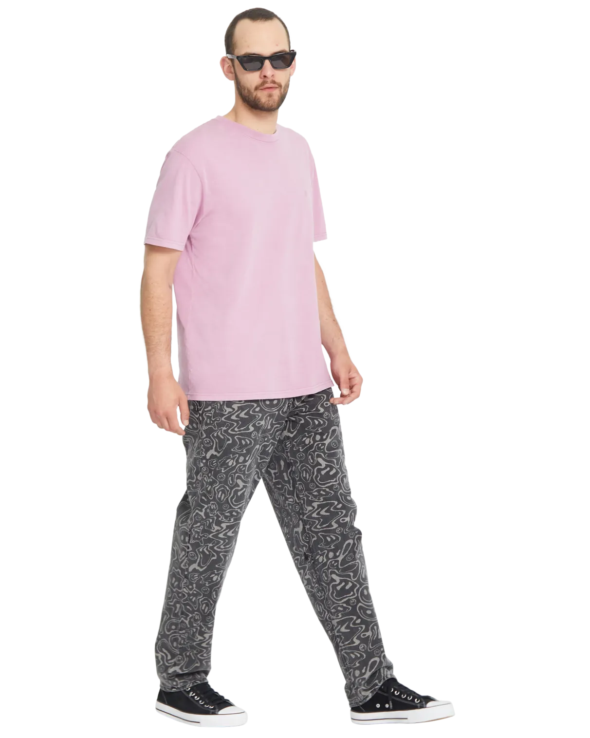 Filip Rygalski Denim Jeans in Black Print