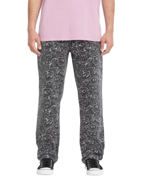 Filip Rygalski Denim Jeans in Black Print