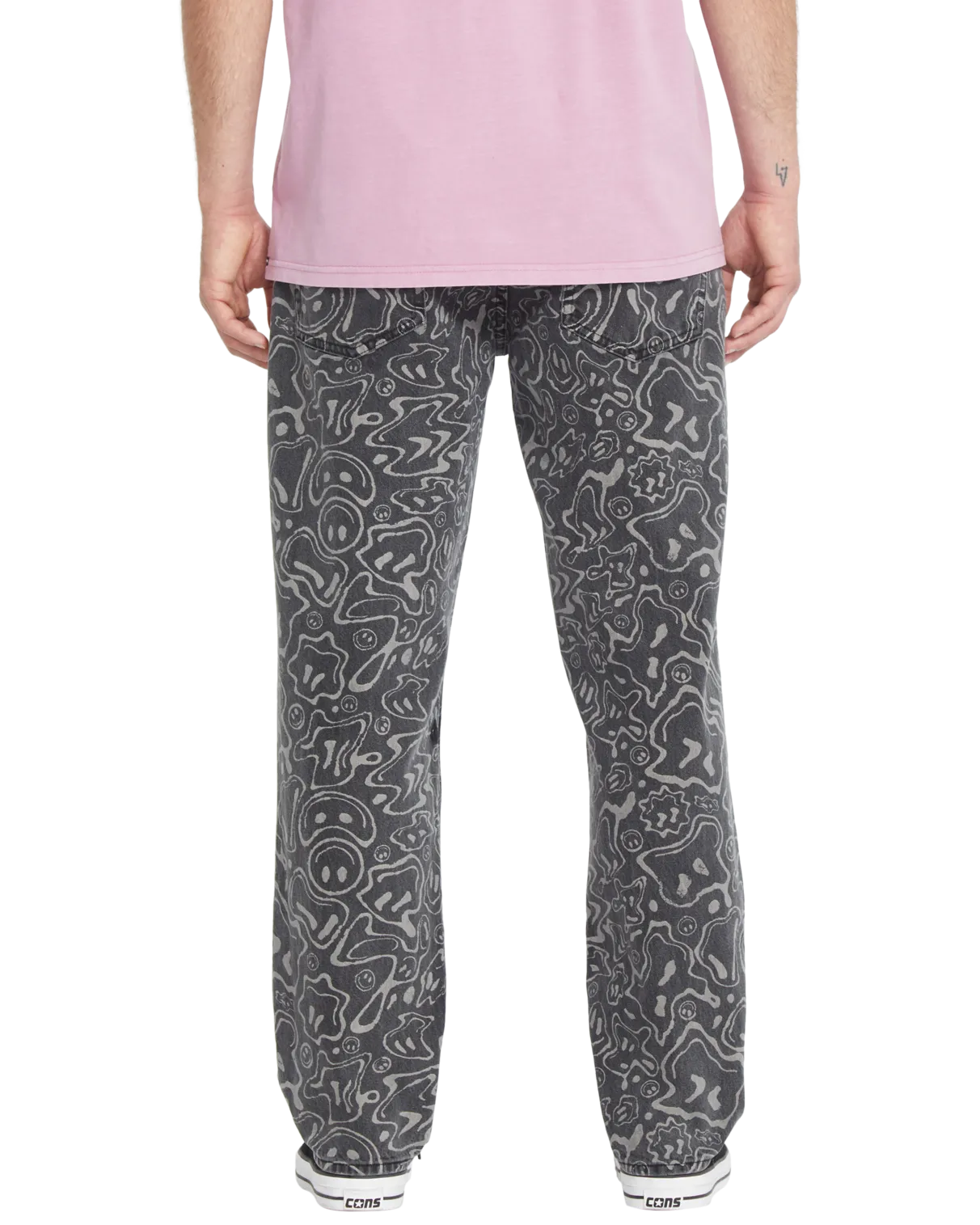 Filip Rygalski Denim Jeans in Black Print