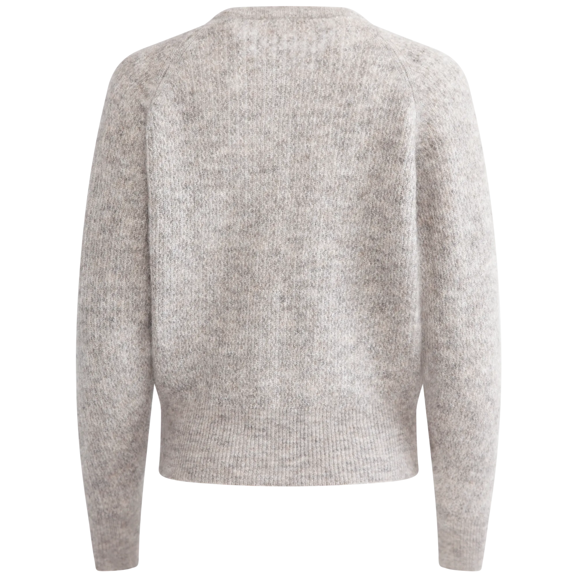 Filuca Ls Knit Cardigan - Steel Gray Lurex