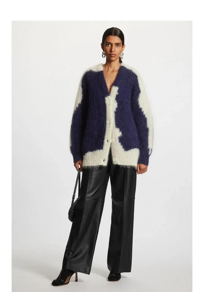Fleece Buttoned Cardigan