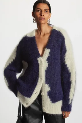 Fleece Buttoned Cardigan