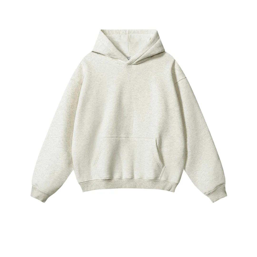 Fleece Lining Oversize Hoodie & Fleece Lining Sweatpants Setup WN9931