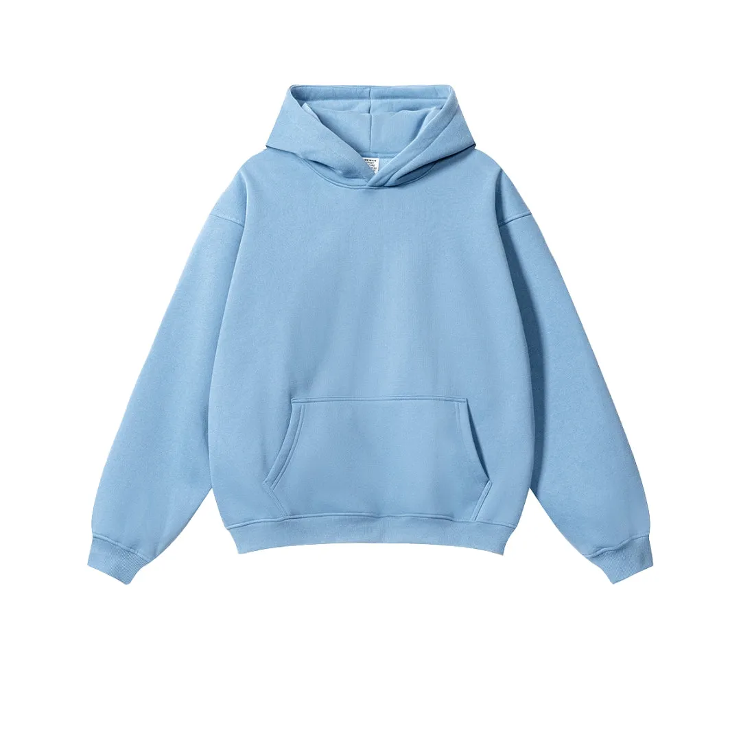 Fleece Lining Oversize Hoodie & Fleece Lining Sweatpants Setup WN9931