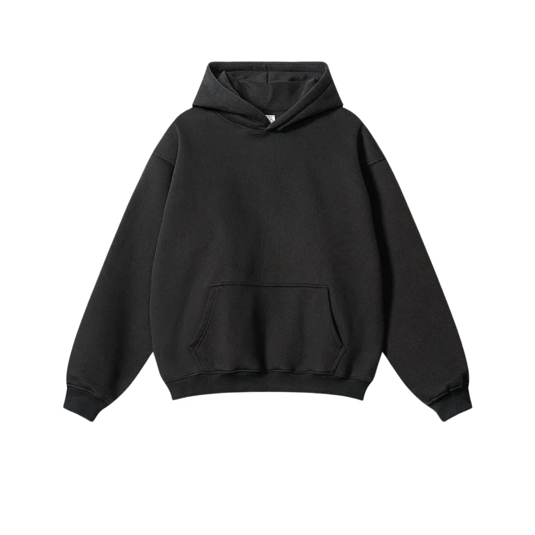 Fleece Lining Oversize Hoodie & Fleece Lining Sweatpants Setup WN9931