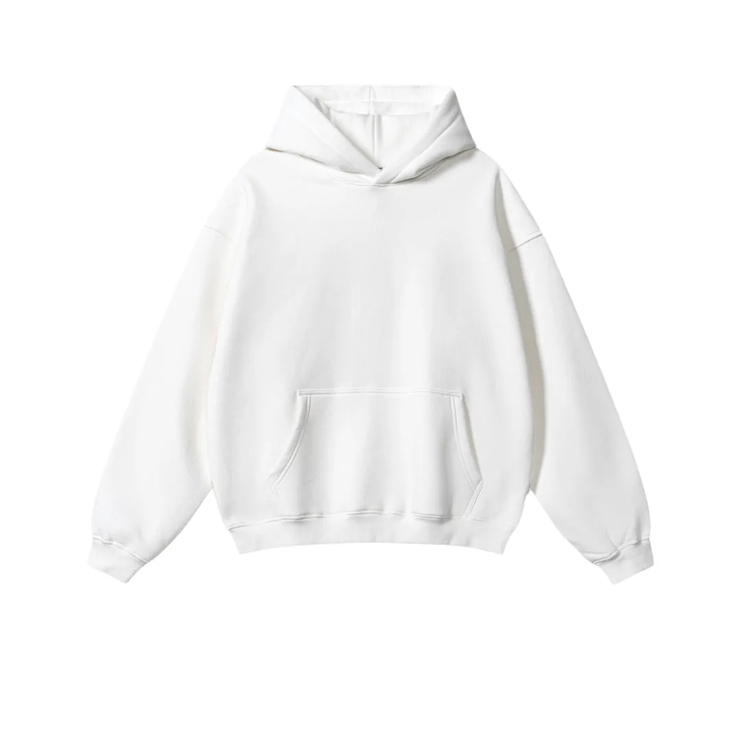 Fleece Lining Oversize Hoodie & Fleece Lining Sweatpants Setup WN9931