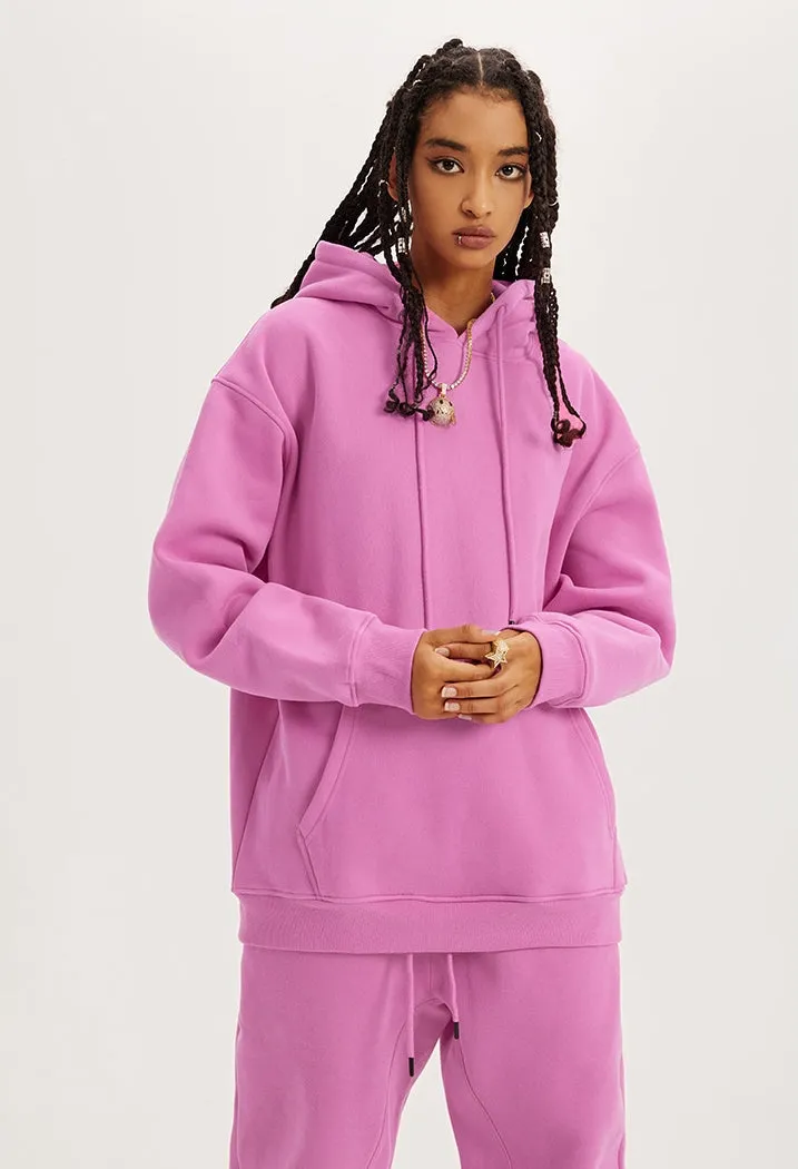 Fleece Lining Oversize Hoodie & Fleece Lining Sweatpants WN9945