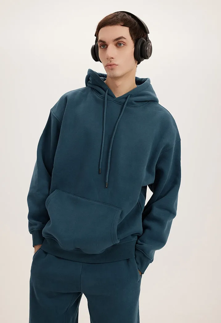 Fleece Lining Oversize Hoodie & Fleece Lining Sweatpants WN9945