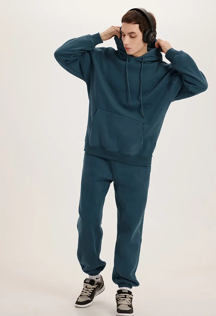 Fleece Lining Oversize Hoodie & Fleece Lining Sweatpants WN9945