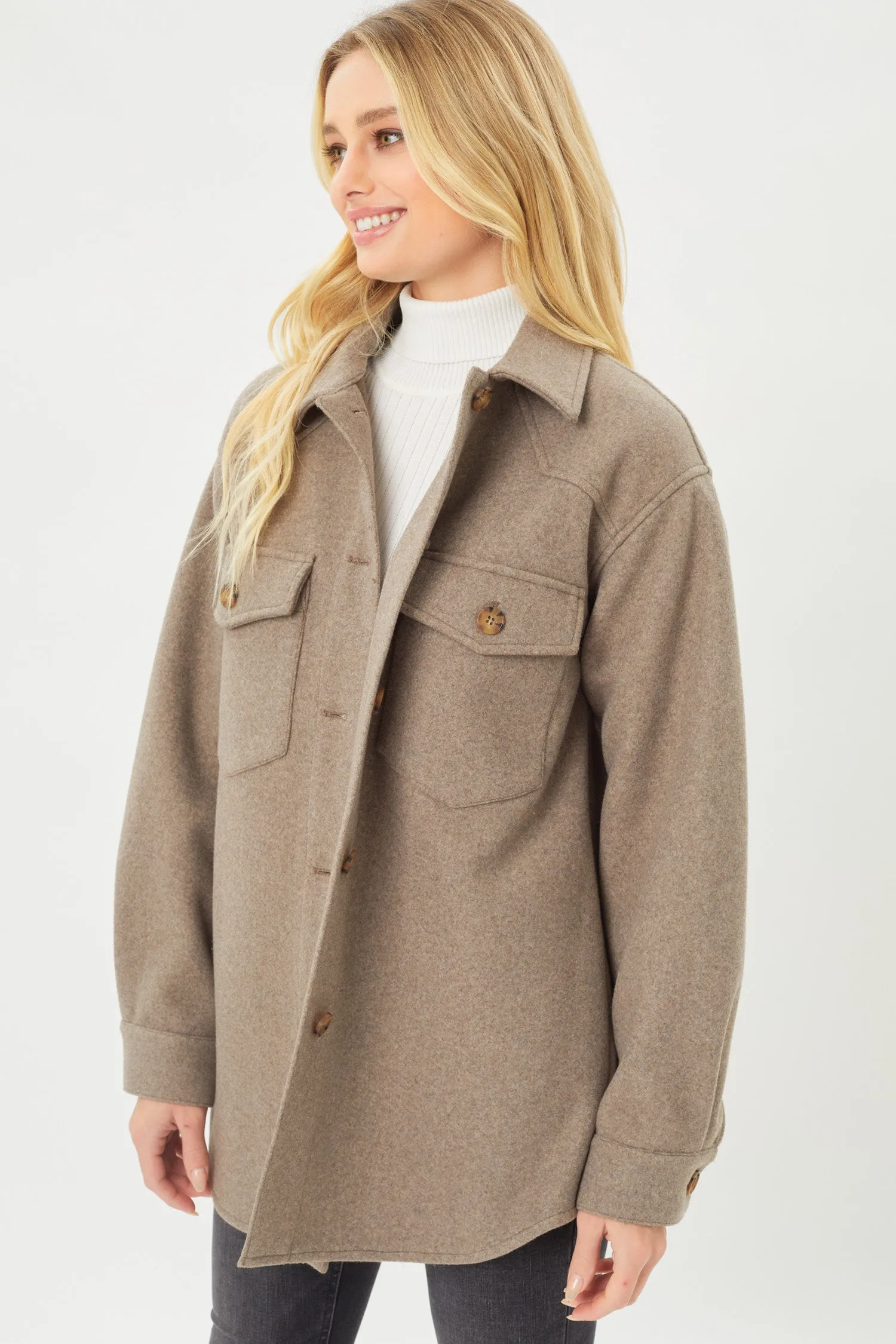 Fleece Oversized Jacket