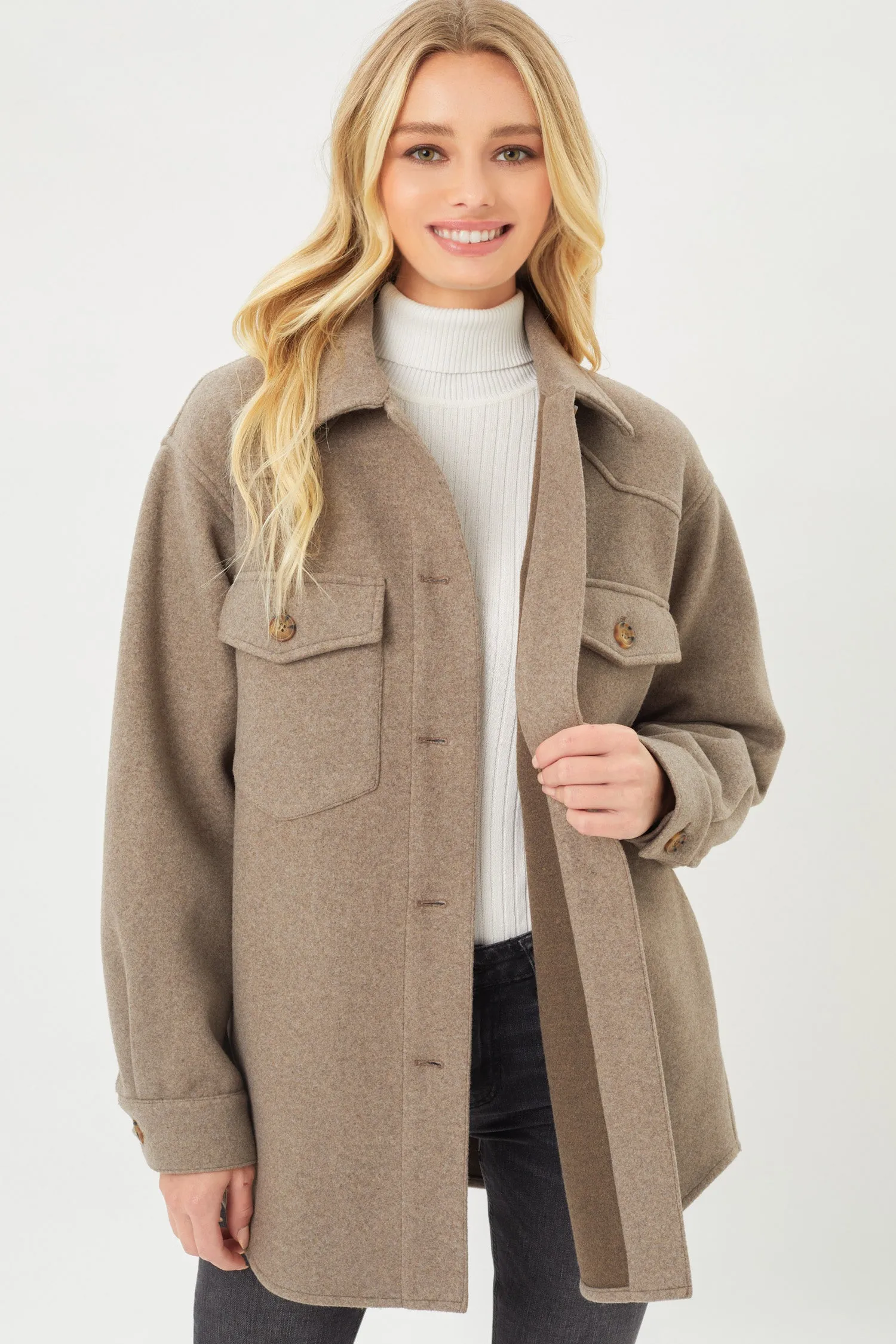 Fleece Oversized Jacket