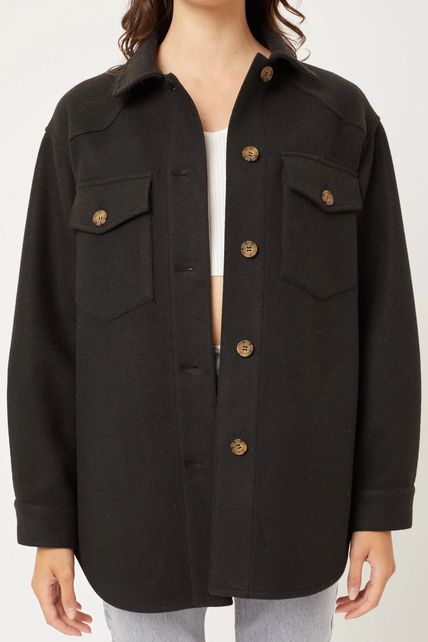 Fleece Oversized Jacket