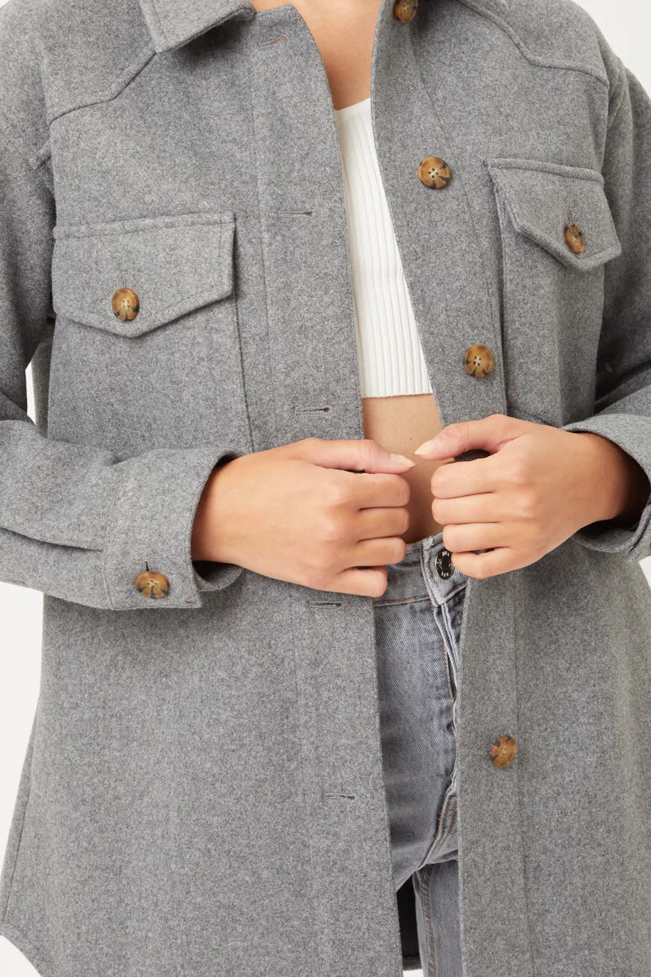 Fleece Oversized Jacket