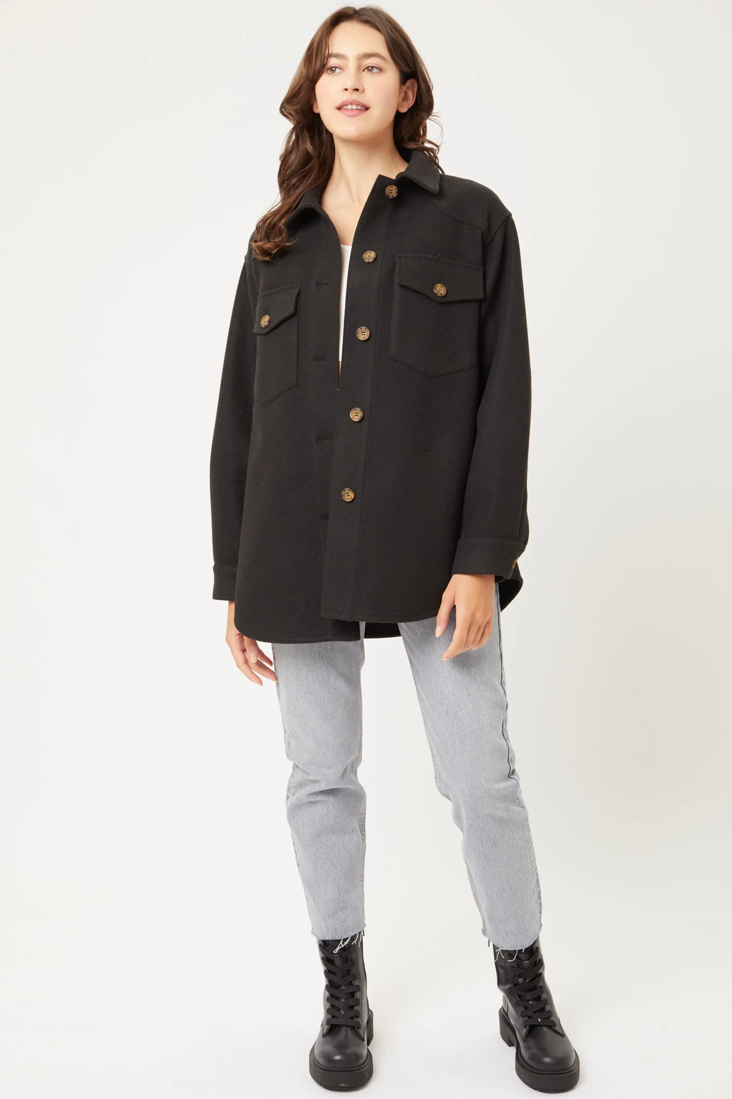 Fleece Oversized Jacket
