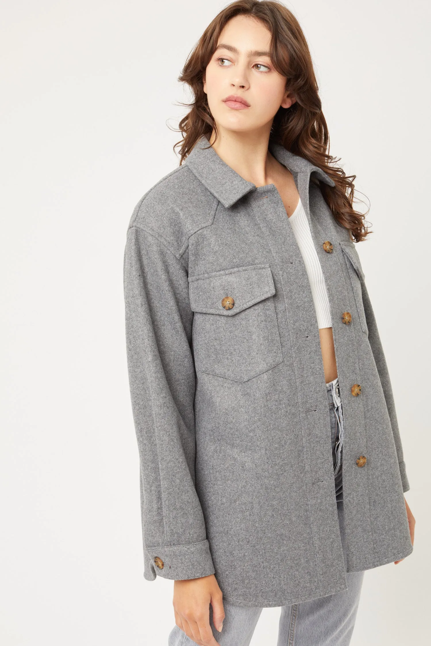 Fleece Oversized Jacket