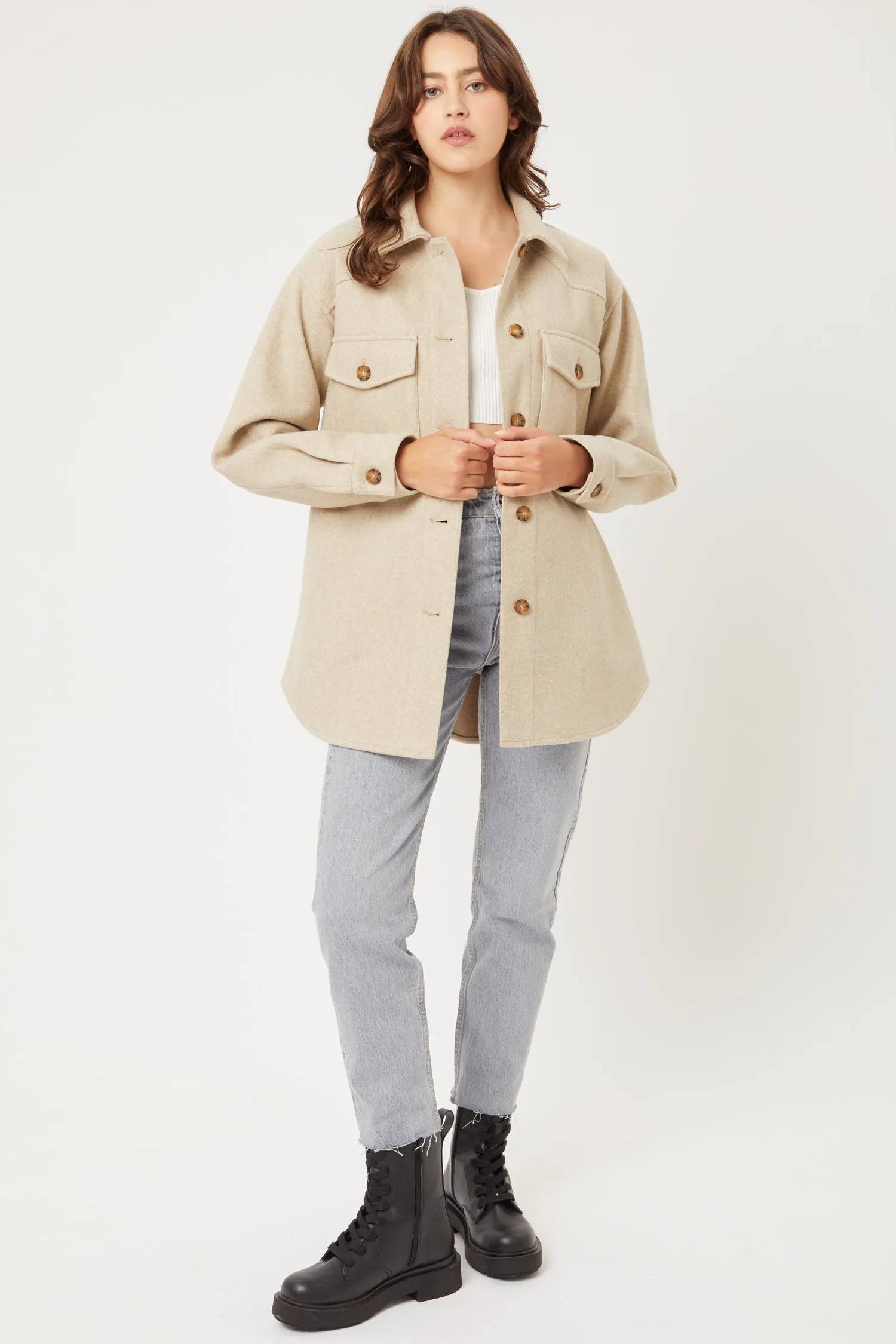 Fleece Oversized Jacket