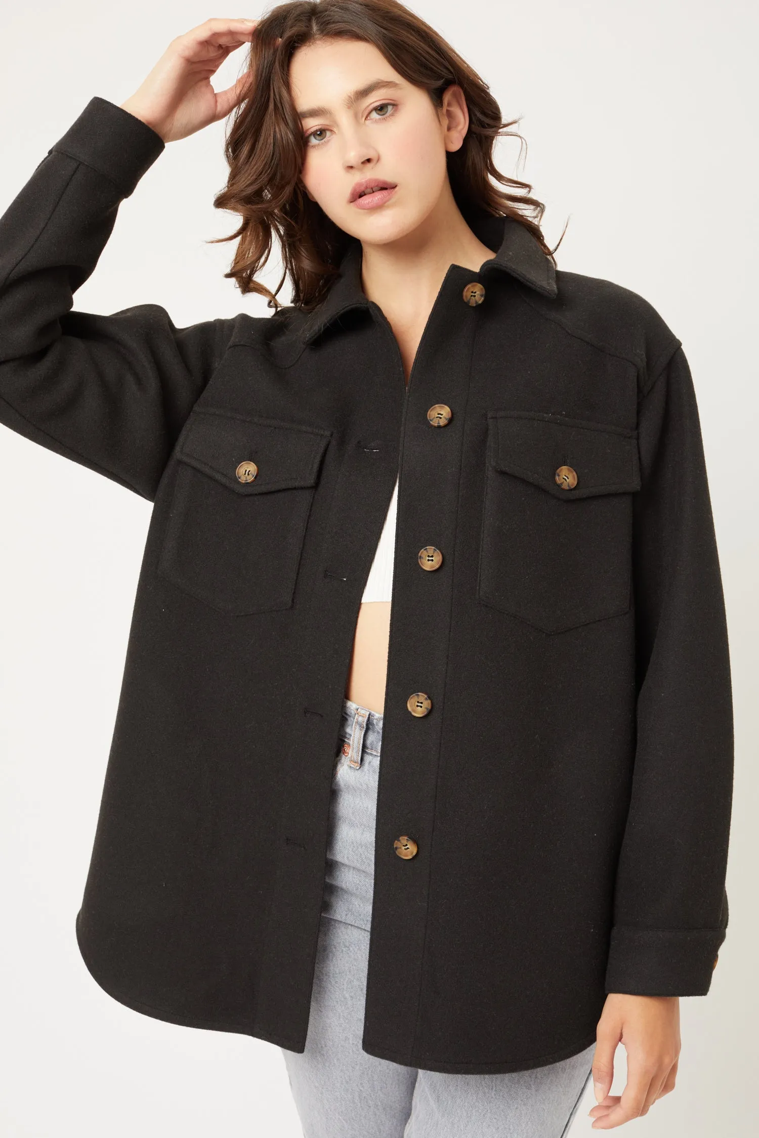 Fleece Oversized Jacket