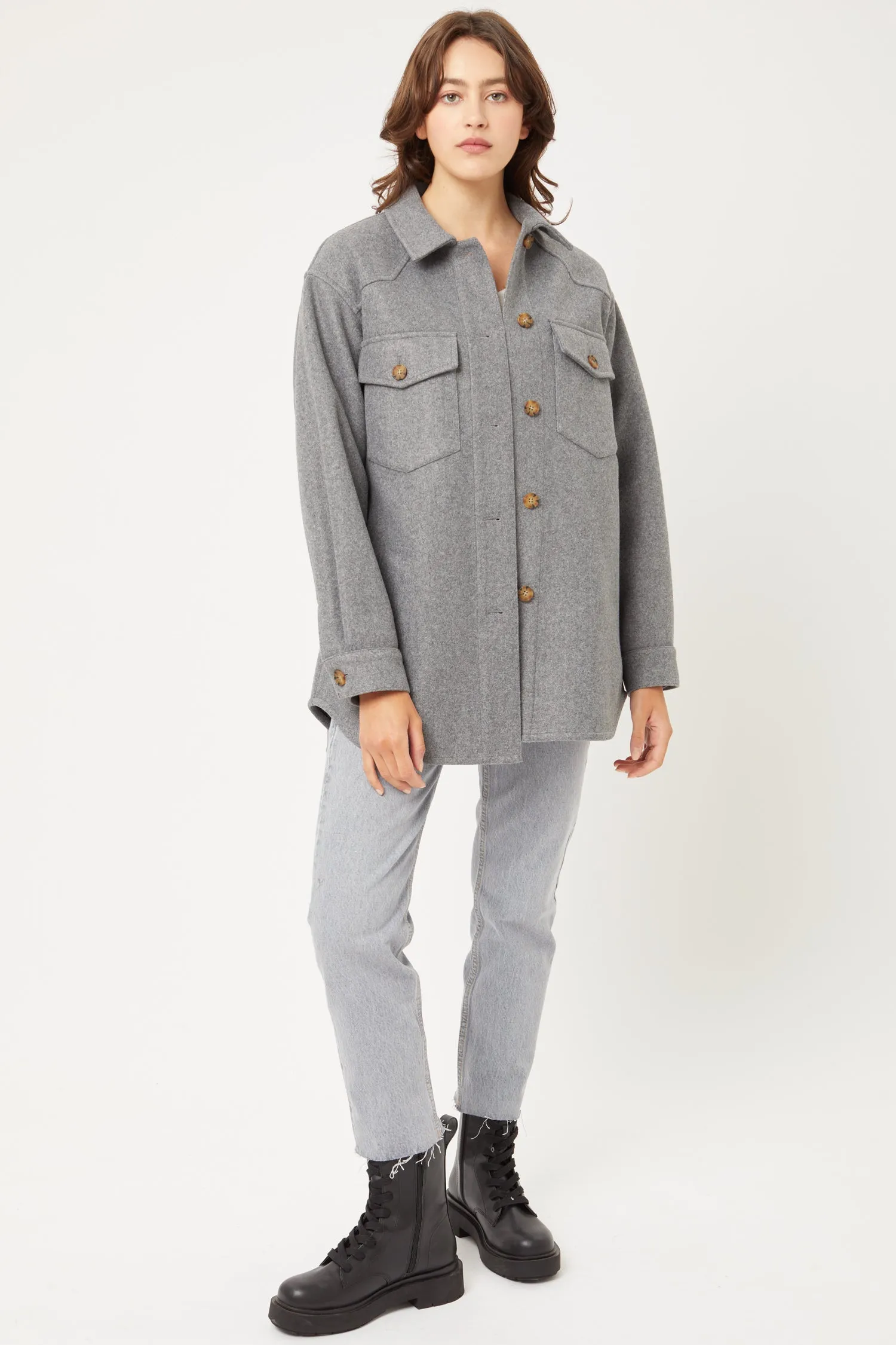 Fleece Oversized Jacket