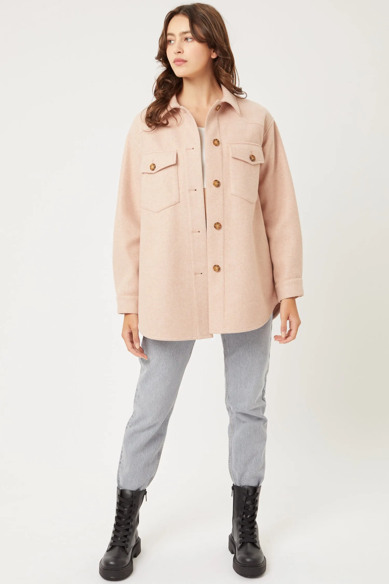 Fleece Oversized Jacket