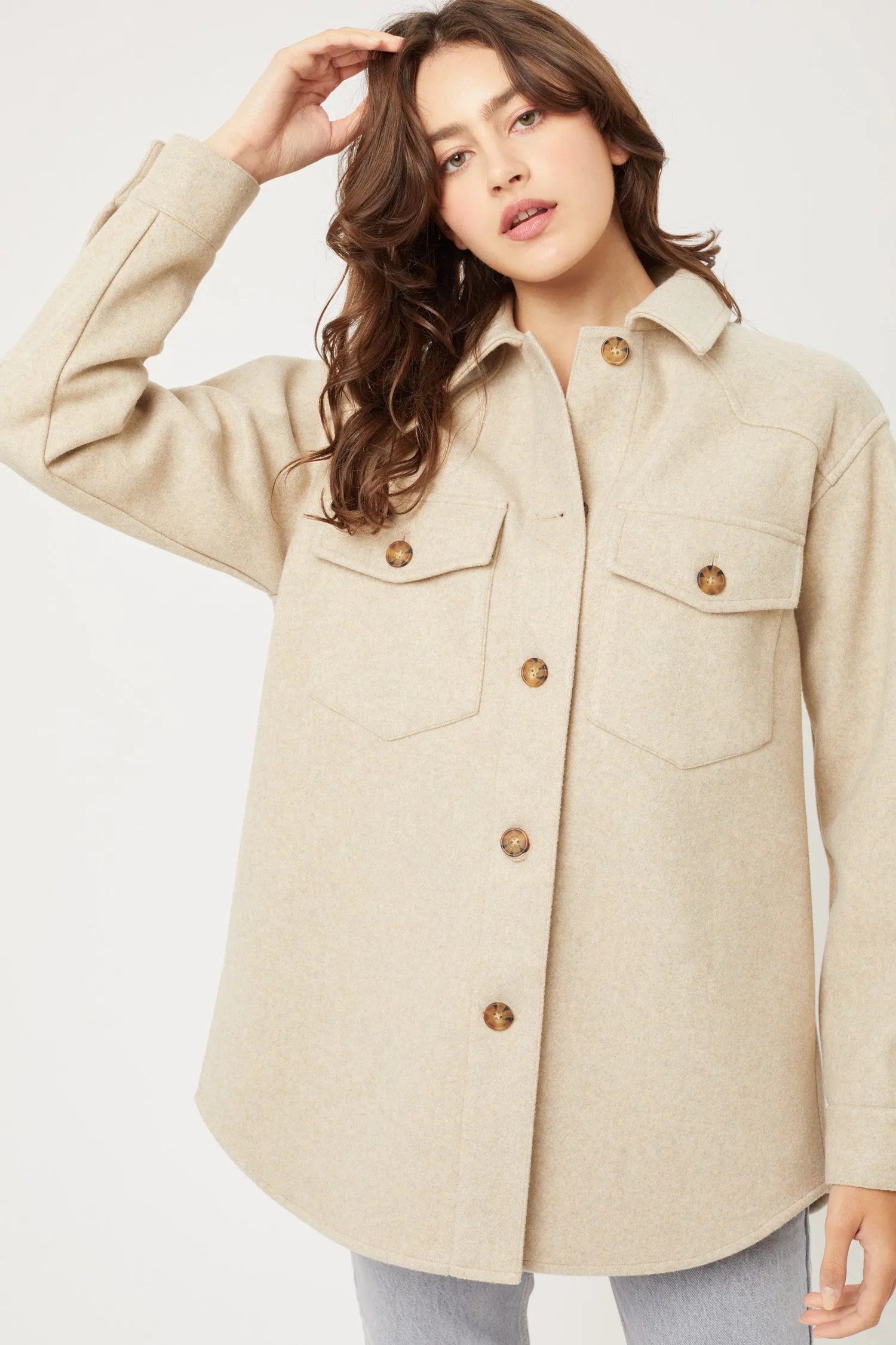 Fleece Oversized Jacket
