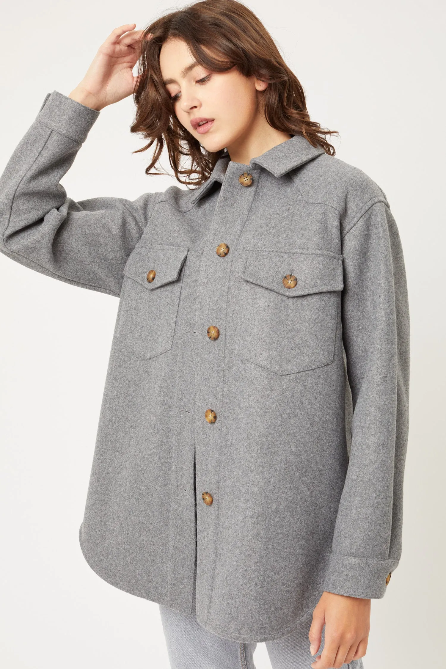Fleece Oversized Jacket
