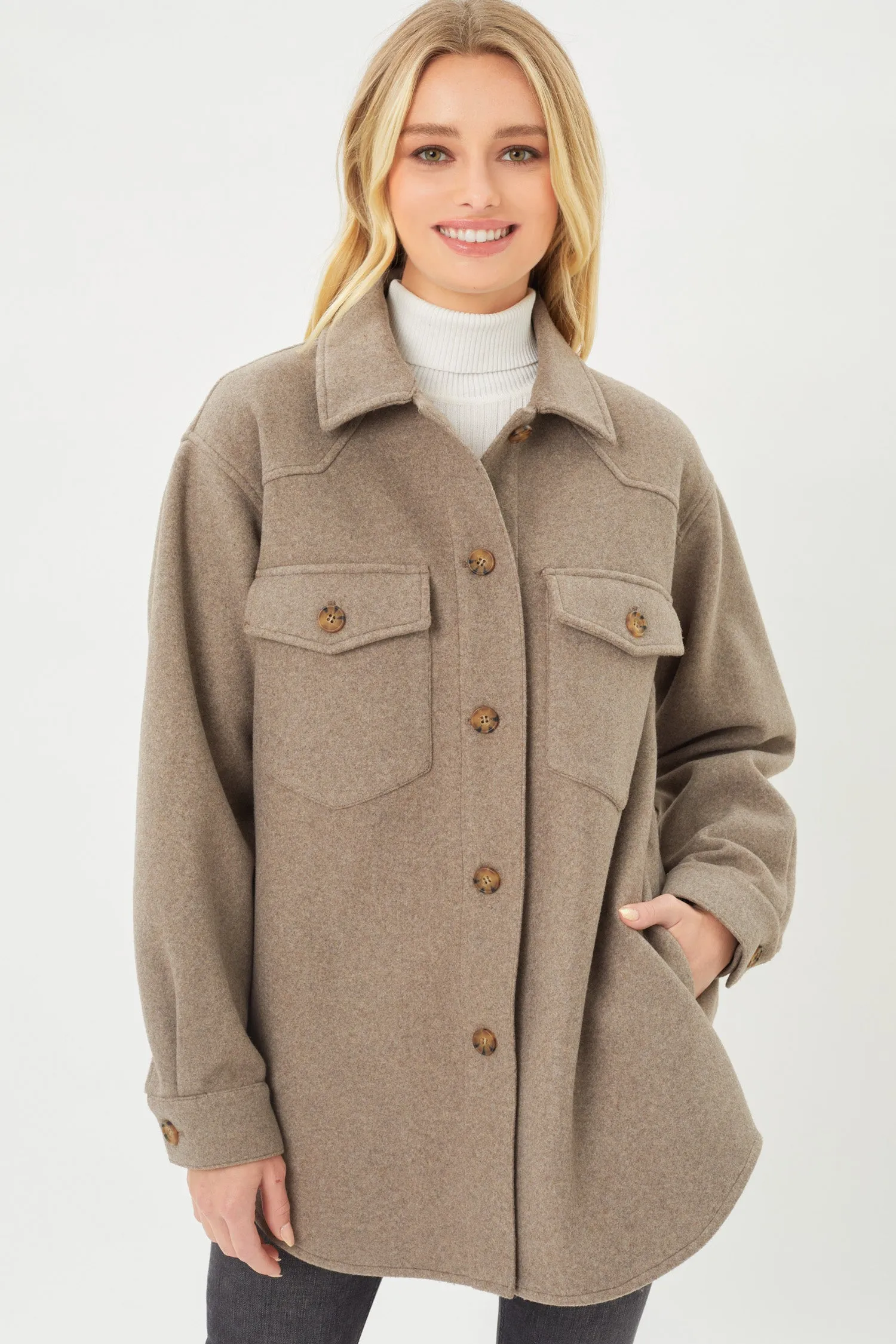 Fleece Oversized Jacket