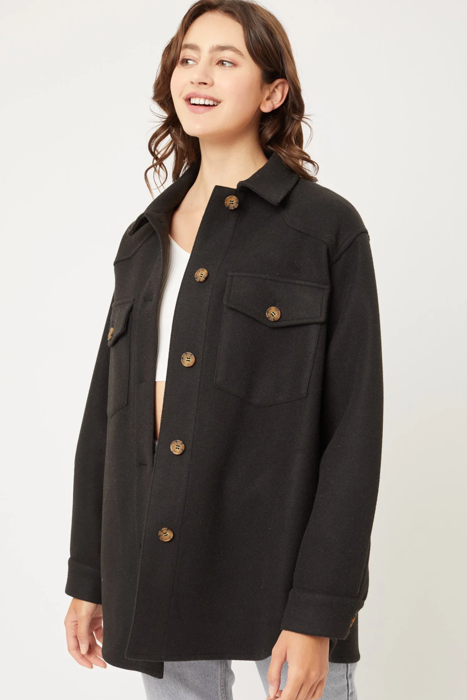Fleece Oversized Jacket