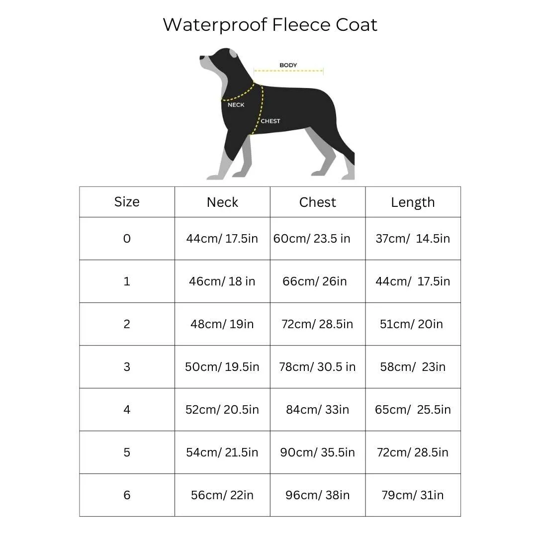 Floofy Fleece Dog Raincoat | Green