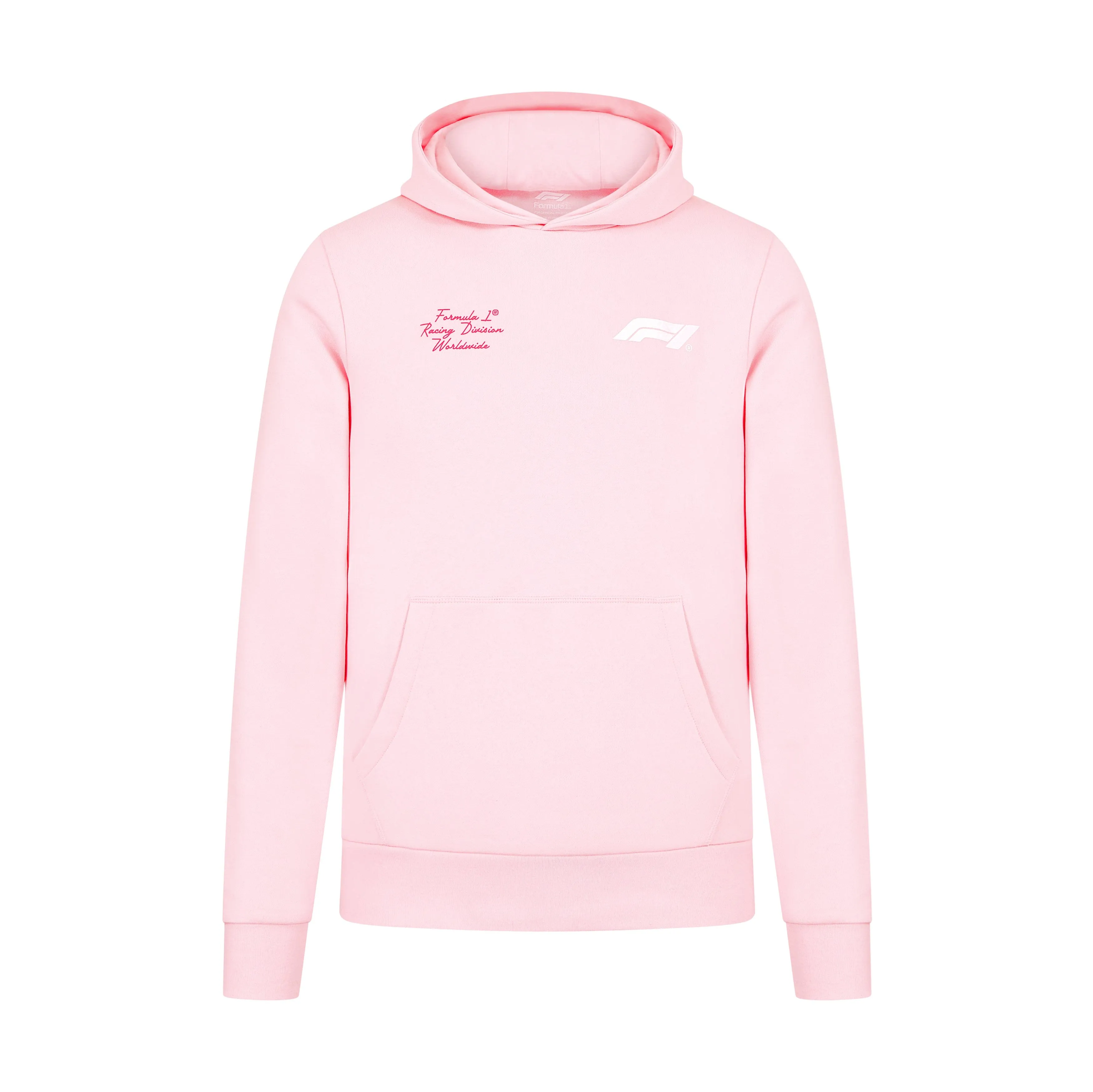 Formula 1 Tech Collection F1 "Racing Division Worldwide' Hoodie - Yellow/Pink