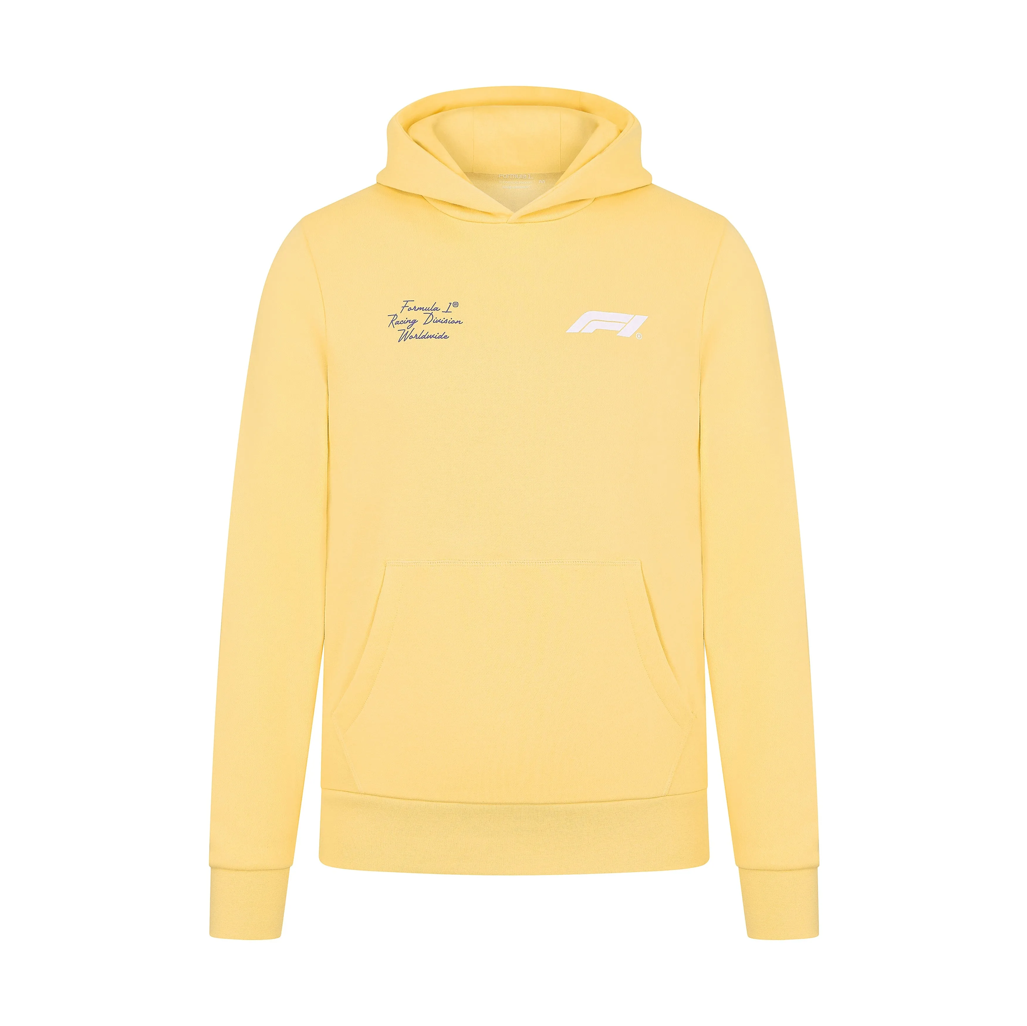 Formula 1 Tech Collection F1 "Racing Division Worldwide' Hoodie - Yellow/Pink