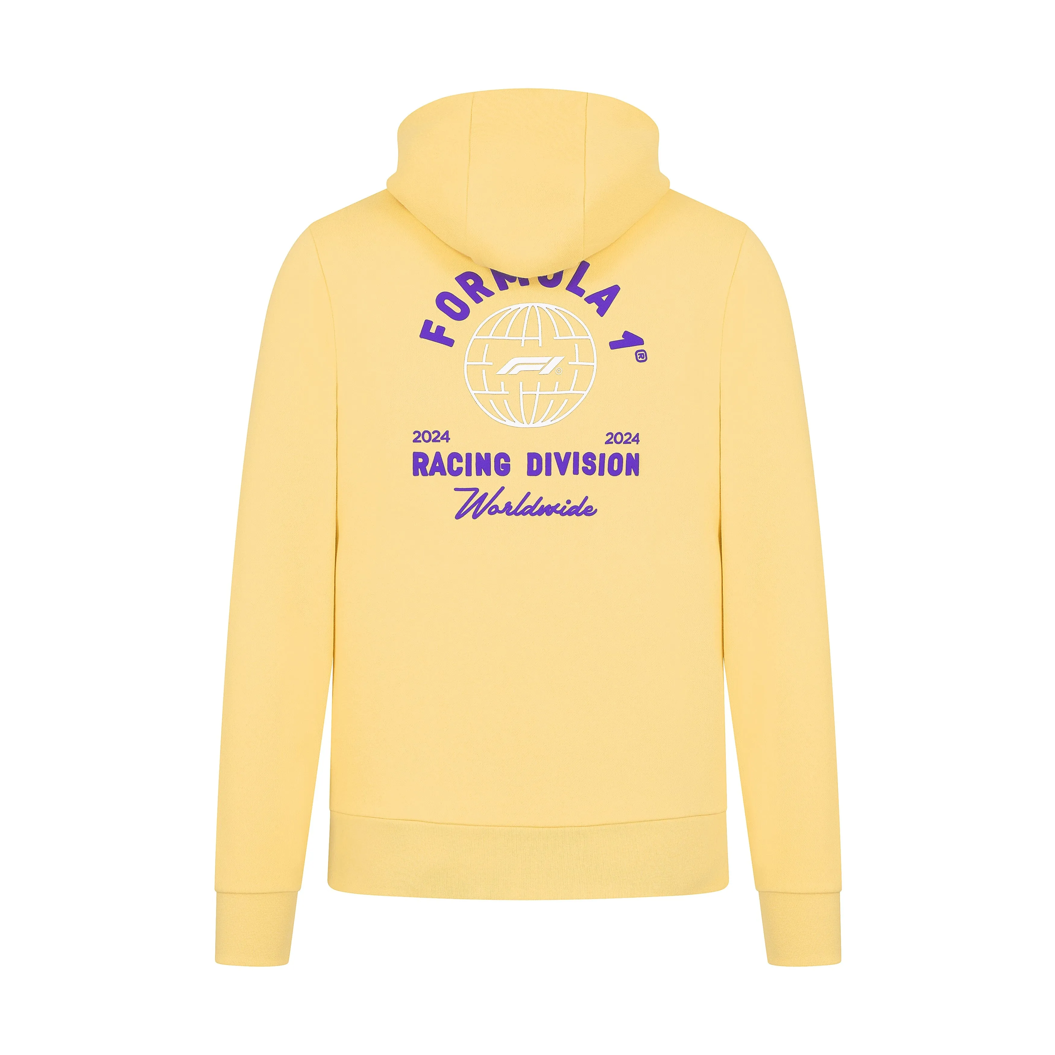 Formula 1 Tech Collection F1 "Racing Division Worldwide' Hoodie - Yellow/Pink