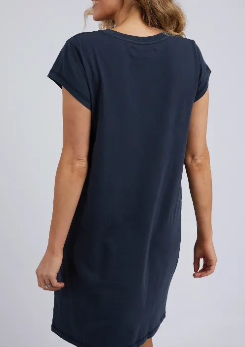 Foxwood Signature Tee Dress - Navy