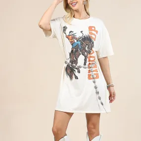 Giddy Up T-shirt Dress