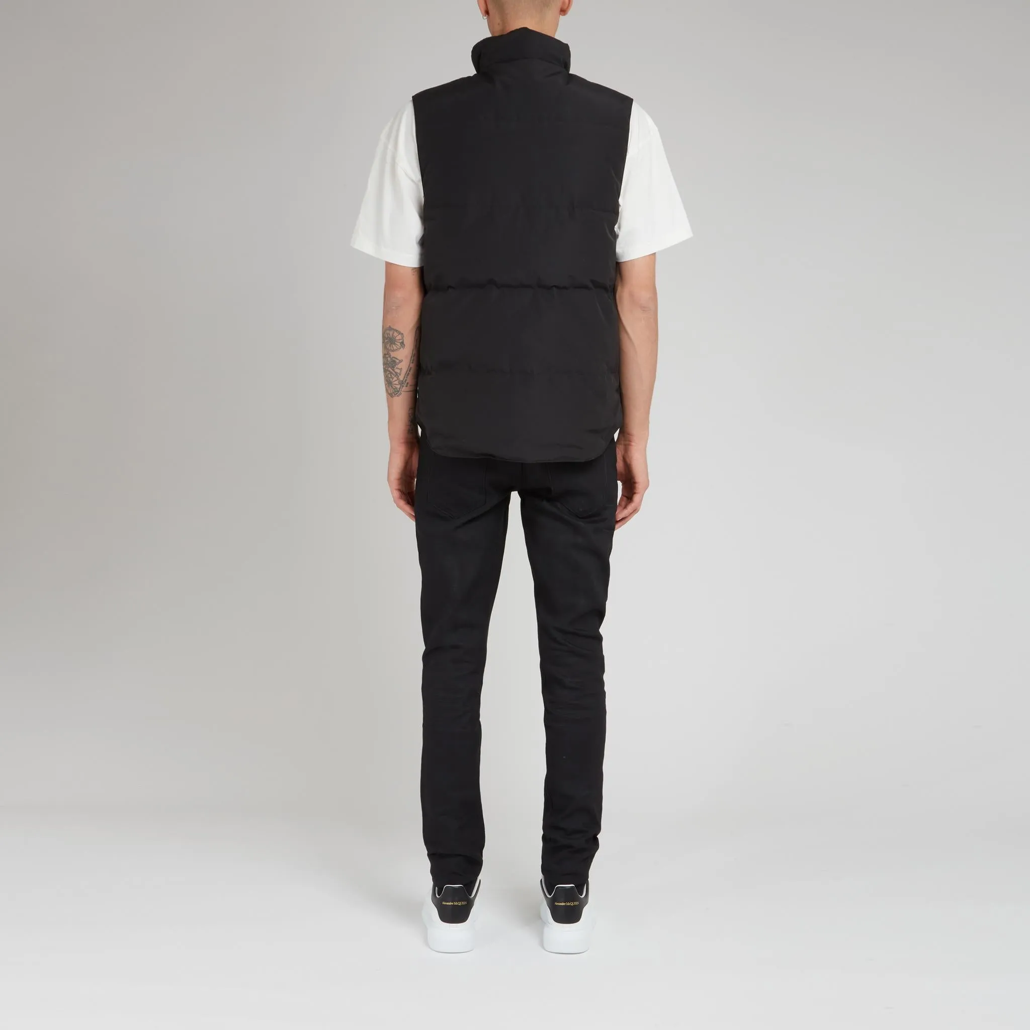 Gilet "Garson" in tessuto nero