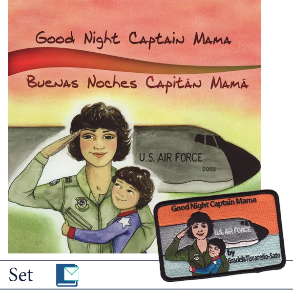 Good Night Captain Mama Book-Patch Set