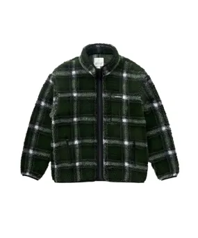 Gramicci - Shadow Plaid Sherpa Jacket - Olive