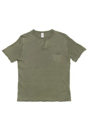 GRP Knitwear Neo Henley SF PL 10 Linen Knit Olive