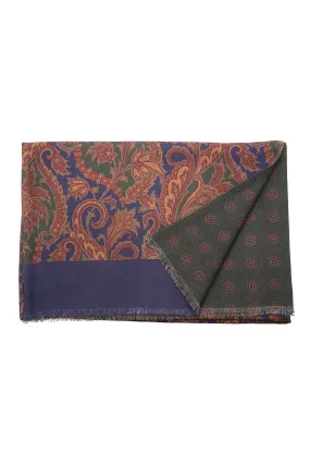 Harvest Paisley & Micropattern Scarf