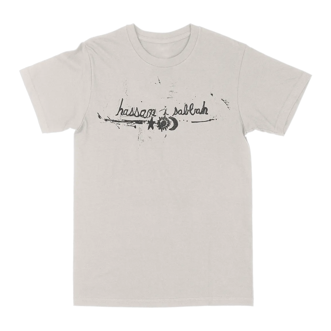 Hassan I Sabbah "I Carry Night Under My Arms" Vintage White T-Shirt