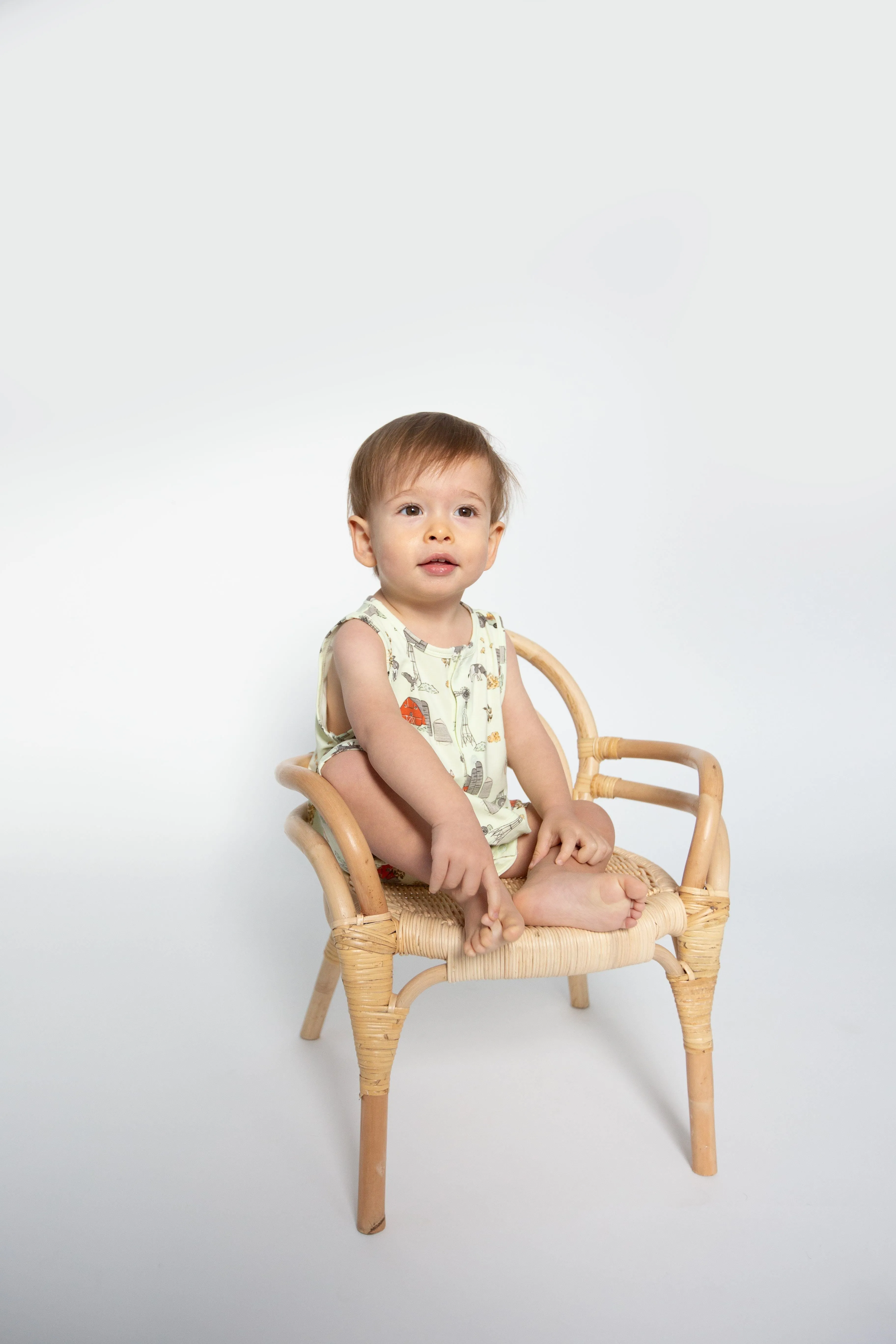 Hay Farmer Shortie Romper