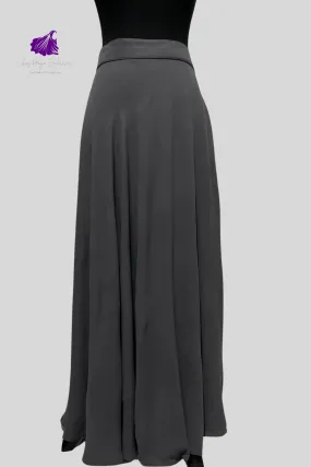 Hiba High Waist Skirt With Pockets-Gray| Bestseller