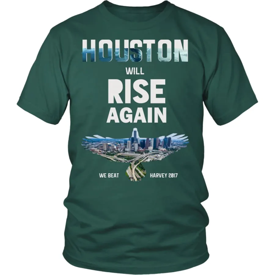 Houston Will Rise Again From Hurricane Harvey Unisex Shirt (12 Colors)