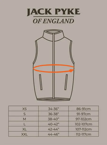 JACK PYKE Ladies Countryman 300g Thermal Fleece Gilet