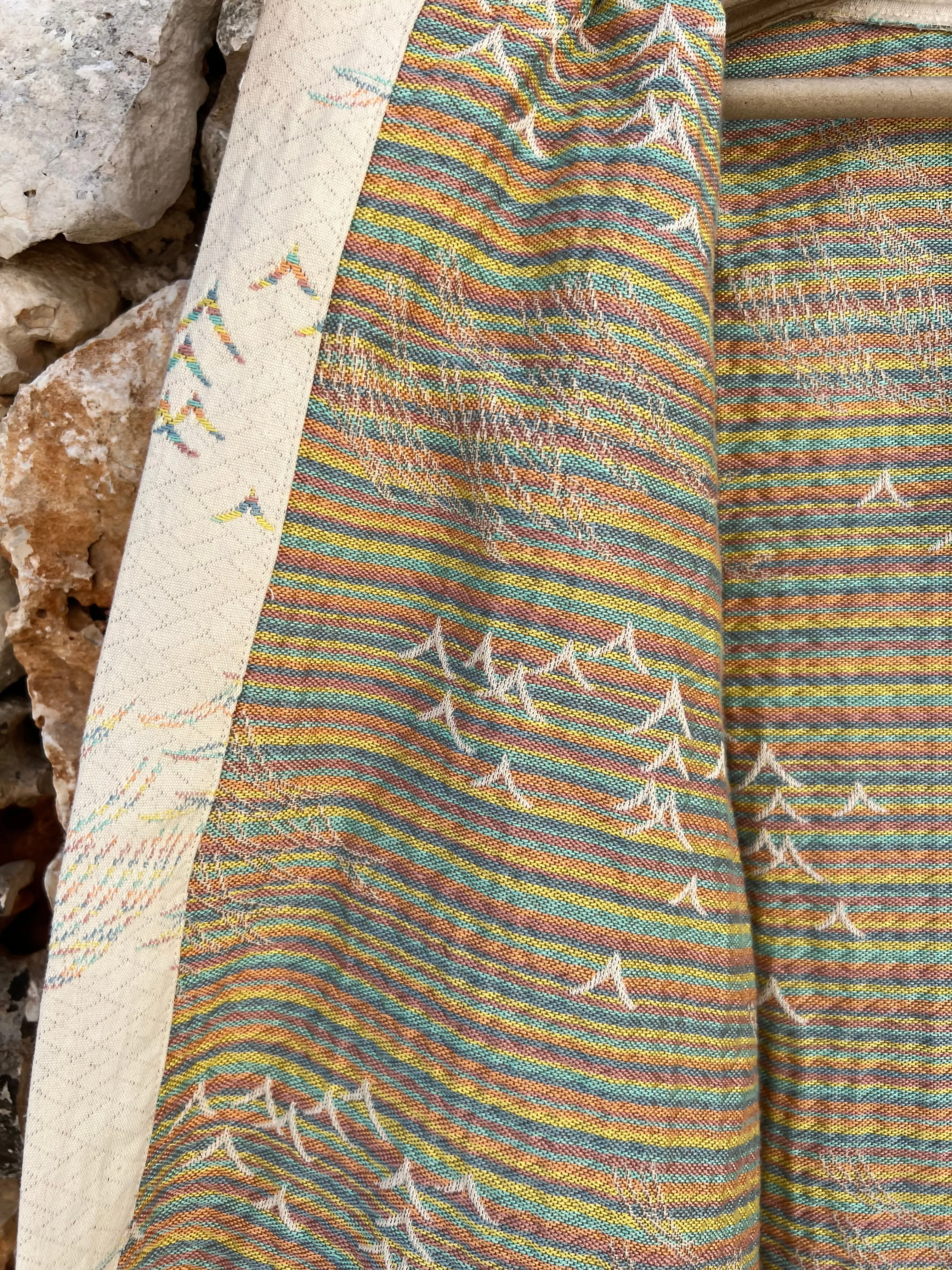 Jacket Women - Beige & Rainbow - Nuagy